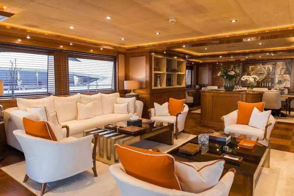 Behike salon lounge with timber interiors