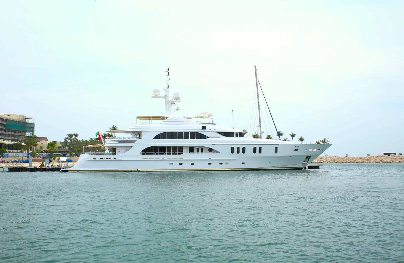 Sensation, 164 ft superyacht for the Abu Dhabi Grand Prix