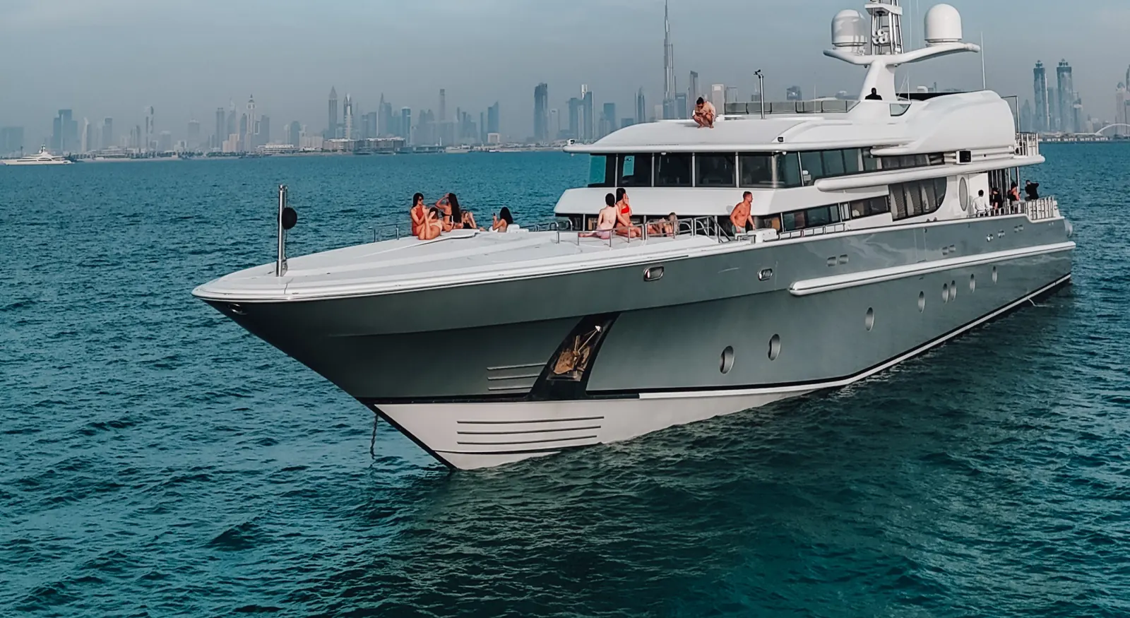 Thunder, 165 ft superyacht for the Abu Dhabi Grand Prix