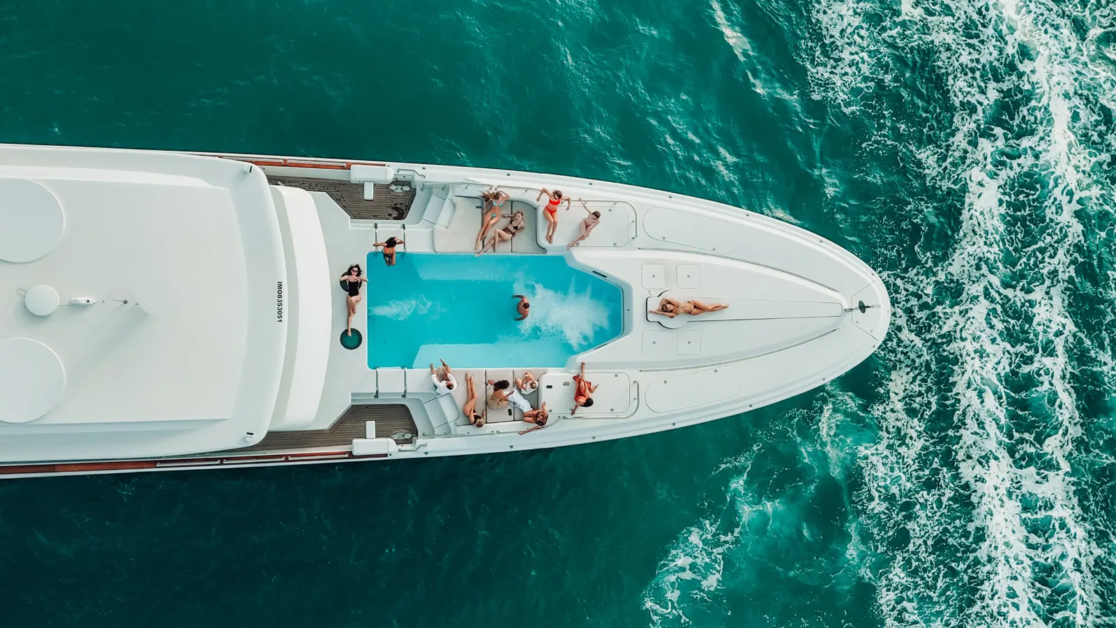 Thunder bow pool from above