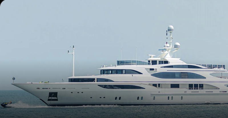 ZAF, 200 ft superyacht for the Abu Dhabi Grand Prix