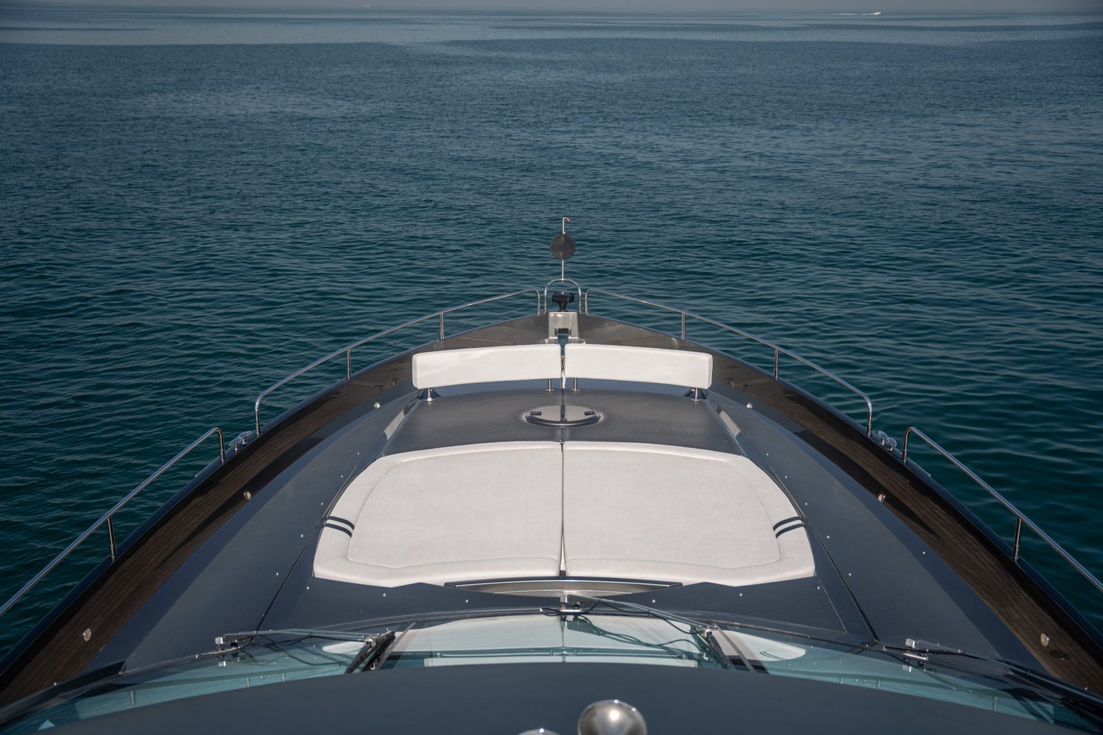 Matrix foredeck sunpads at sea