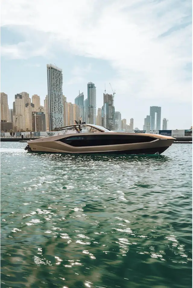 Lamborghini Boat, Lamborghini-designed yacht for charter in Dubai